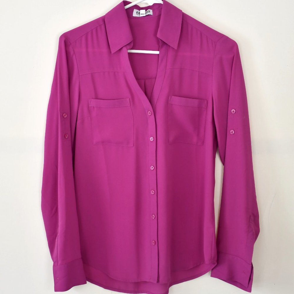 Express The Portofino Shirt Pink XS